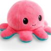 Reversible Octopus Plushie for happy and sad mood, Soft toy! - Pink