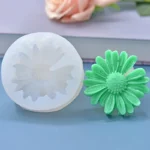 Daisy Shape Silicone Candle Mold, Chrysanthemum Flower Candle Mold