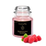 Scented Soy Wax Jar Candle Raspberry Fragrance Aroma Candle