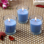 Fragranced Glass Candles Aroma Candle (Set Of 3)