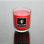 Strawberry Scented Glass Jar Aroma Candle Aromatherapy Candles