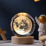 3D Galaxy Moon Lamp Crystal Ball Night Light Solar System Night Light