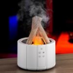 Mini Bonfire Humidifier For Aromatherapy, Silent Campfire Flame Diffuser Room Decor