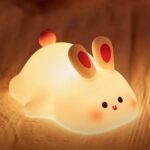 Cute Bunny Lamp Sleeping Rabbit Night Light