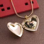 Heart Shape Mini Photo Frame Pendant