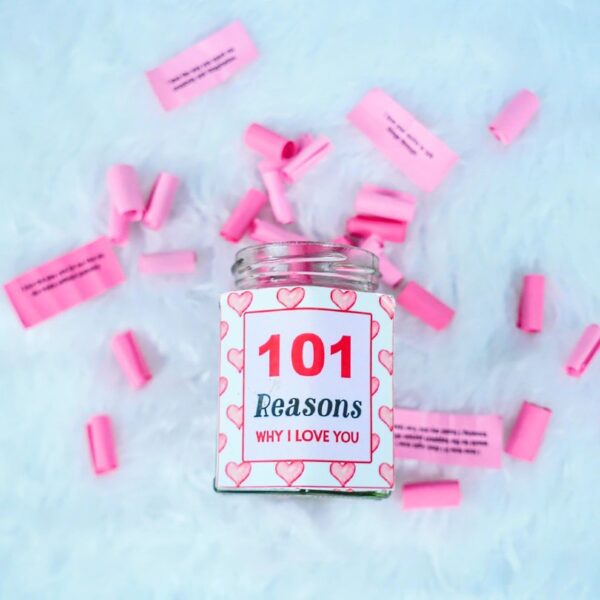 Love Jar with 101 Reasons Why I Love You - Image 2